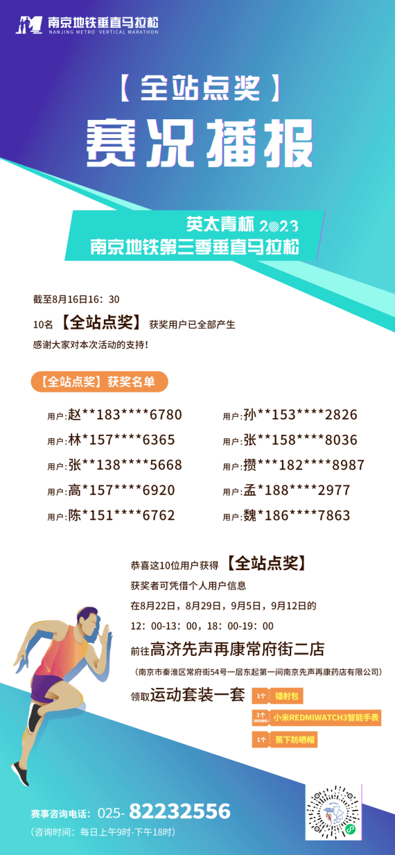 NG体育官网app还有5天冠军出炉！南京地铁第三季垂直马拉松活动参与人数已近6万(图4)